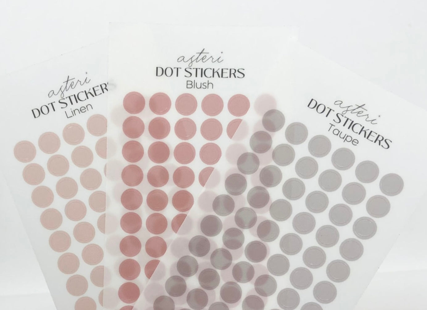 Transparent Dot Stickers