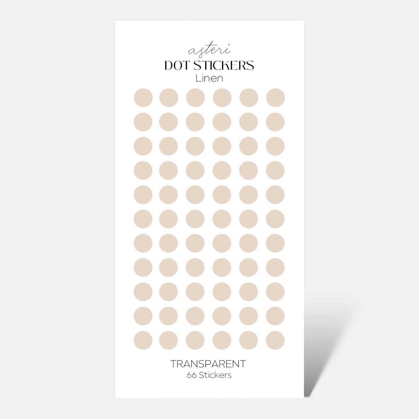 Transparent Dot Stickers